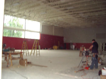 Interior of the new gym