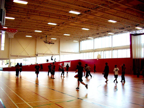 New Gym gets used By Chambly Academy students