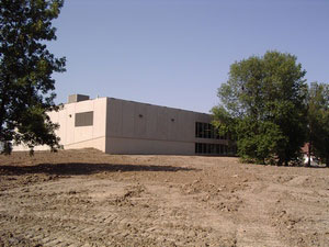 Back of new Gym