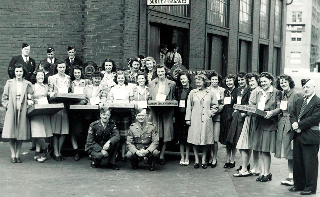 1942 : "Tea Bags" - Bonaventure Station