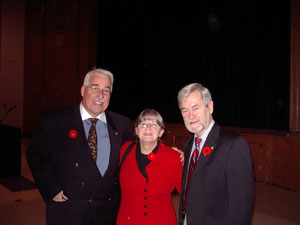New mayor Philippe Brunet, Vivian Weir Trudeau (1960) and Claude Trudeau